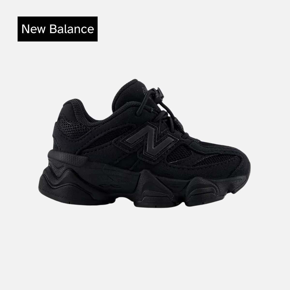 New Balance 9060 Toddler Triple Black Suede