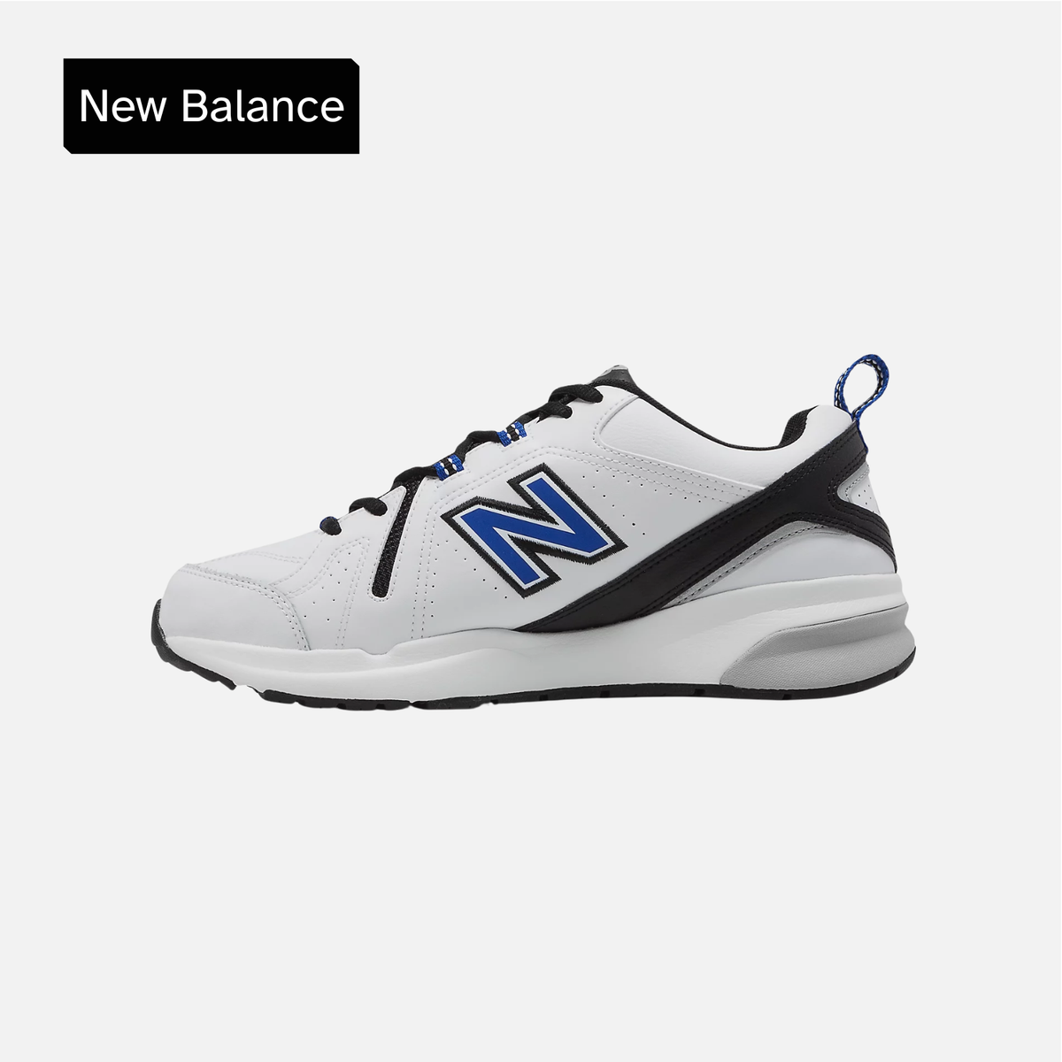 New Balance 608v5 White Team Royal