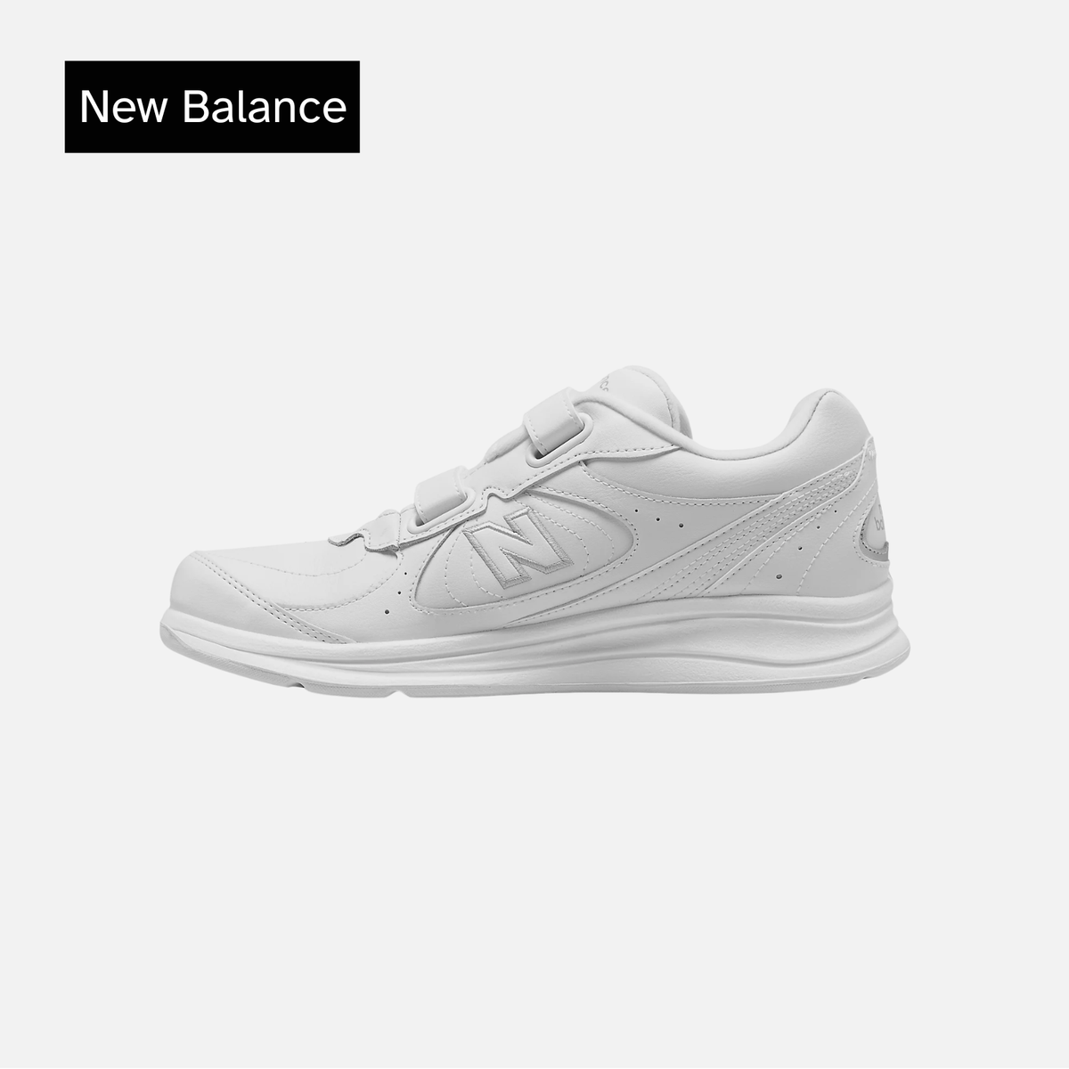 New Balance 577 Hook and Loop White