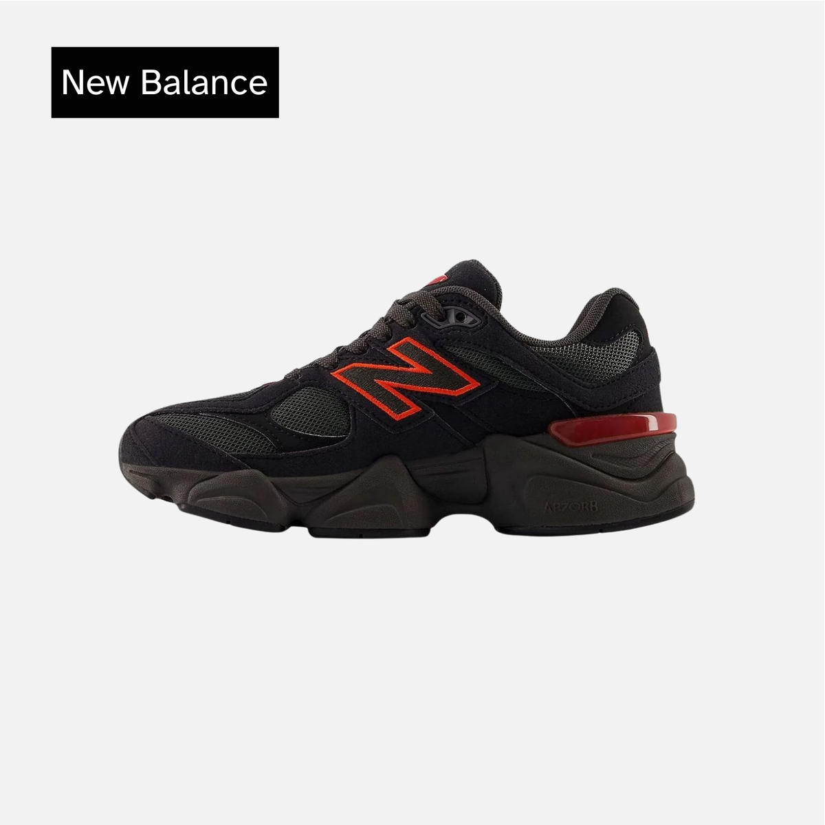 New Balance 9060 Big Kid Black Red