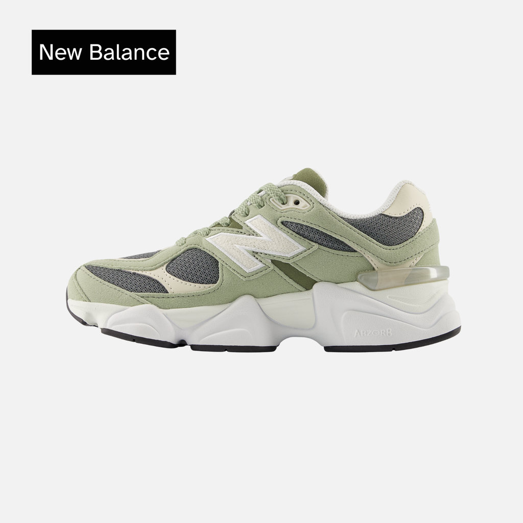 New Balance 9060 Big Kid Garter Snake White