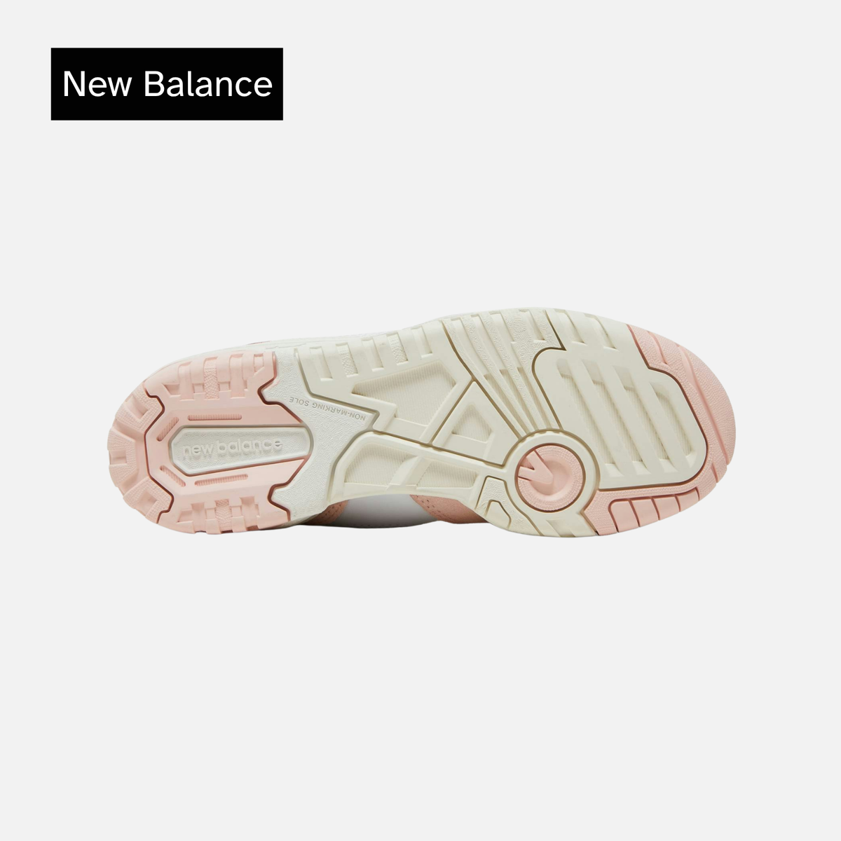 New Balance 550 Big Kid Pink Sand White