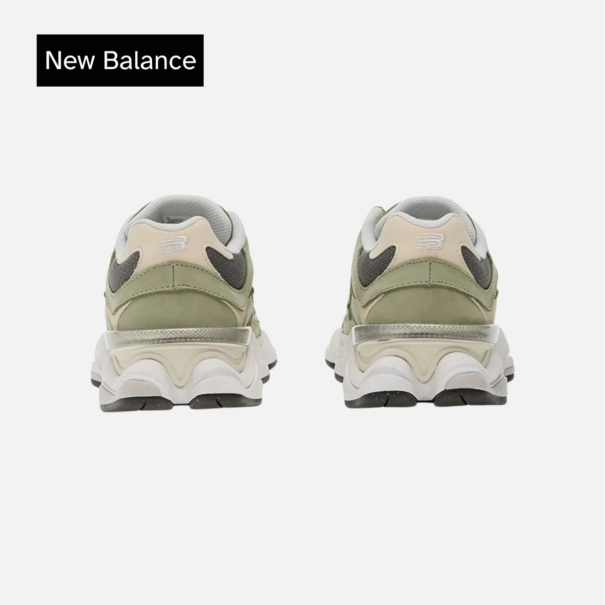New Balance 9060 Big Kid Garter Snake White