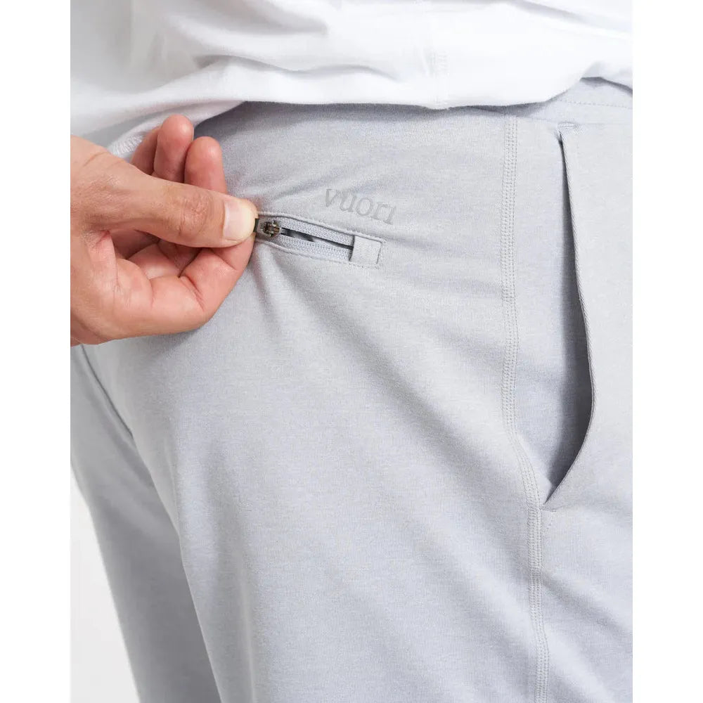 Vuori Men's Sunday Performance Short in Platinum Heather