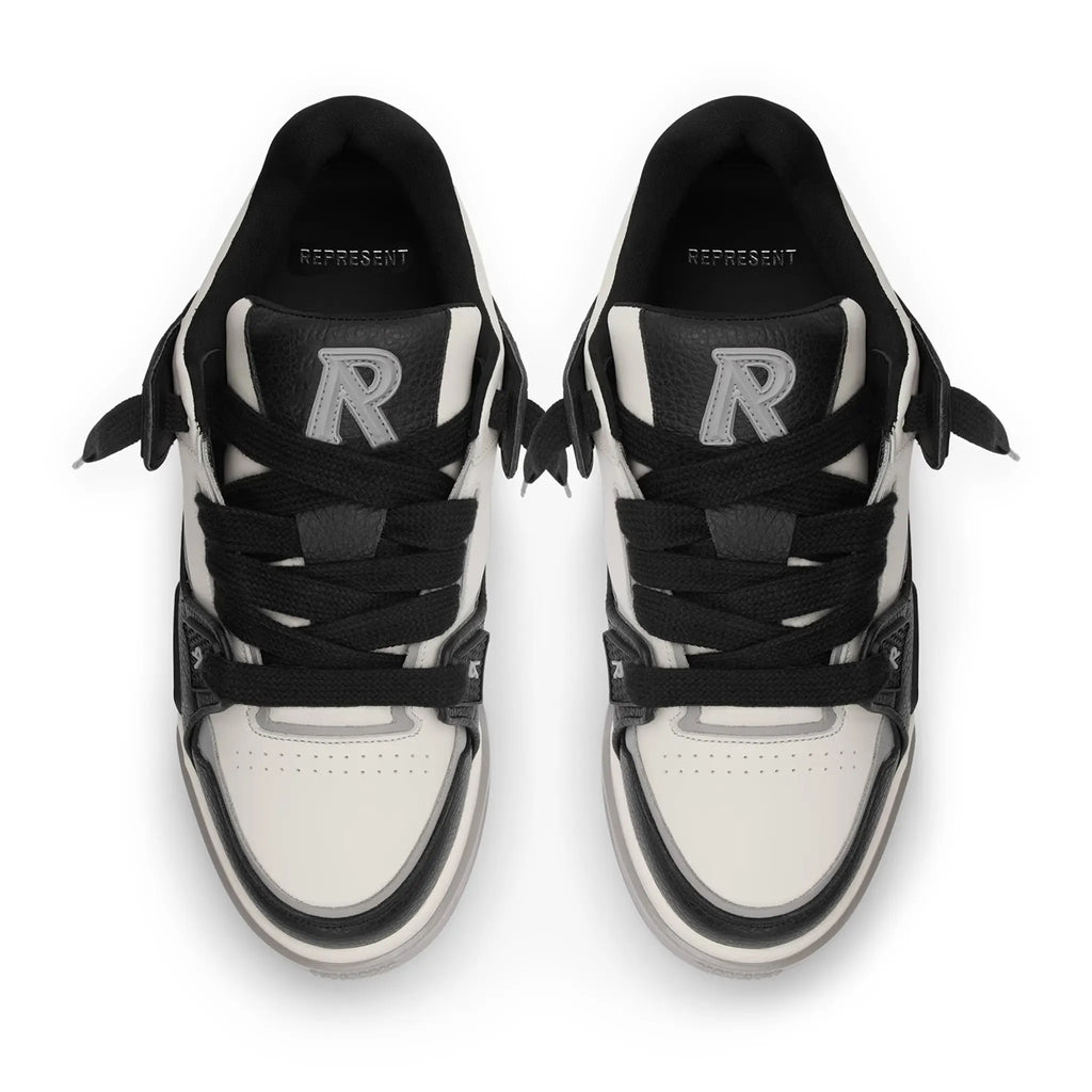 Represent Studio Black Vintage White Sneakers