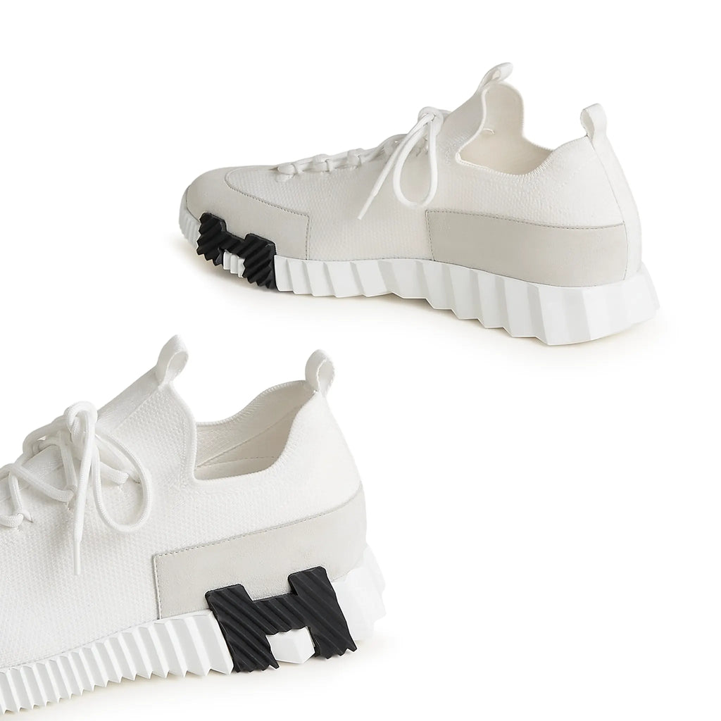 Hermes Paris Hermès Paris Lift Slip-On White Sneaker