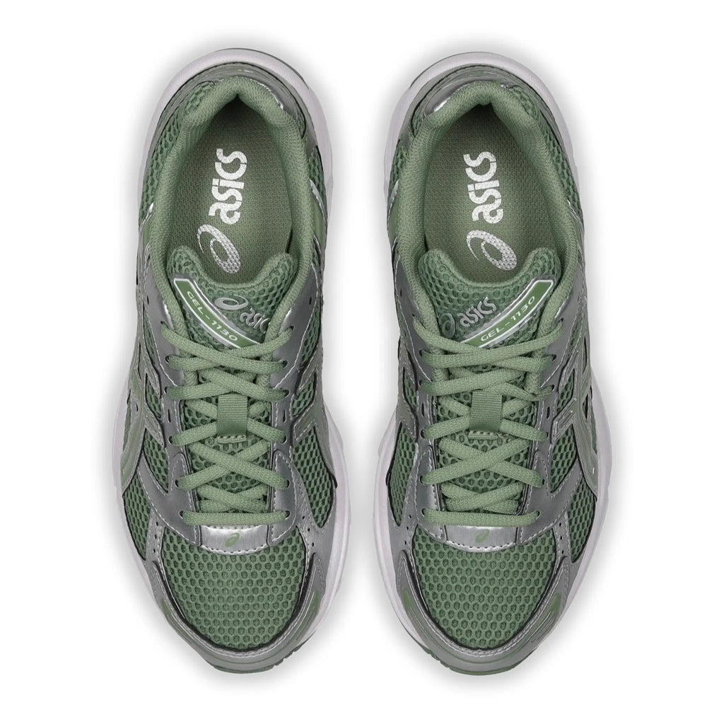 ASICS Gel-1130 Swamp Green Silver Sneakers
