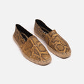 Loewe Brown Snakeskin Espadrilles